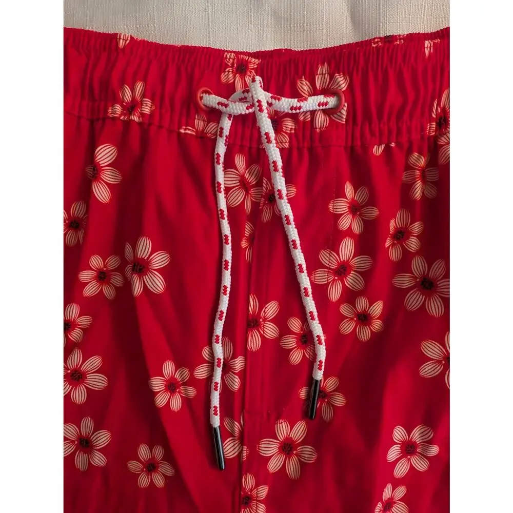 Goodfellow Red Swim Shorts Large